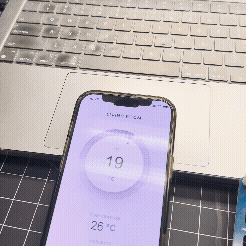 We tested out the demo on Temperature Humidity Control using the mobile and Arduino sensor kit. Initially, I experienced issues with the connection. Everything plugged in correctly, but I did not receive any temperature indication on the mobile app. We figured out that I had use the wrong Protopie file. I removed the old Protopie file and replaced it with the new one. It worked properly.