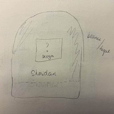 Analysis drawing of the object