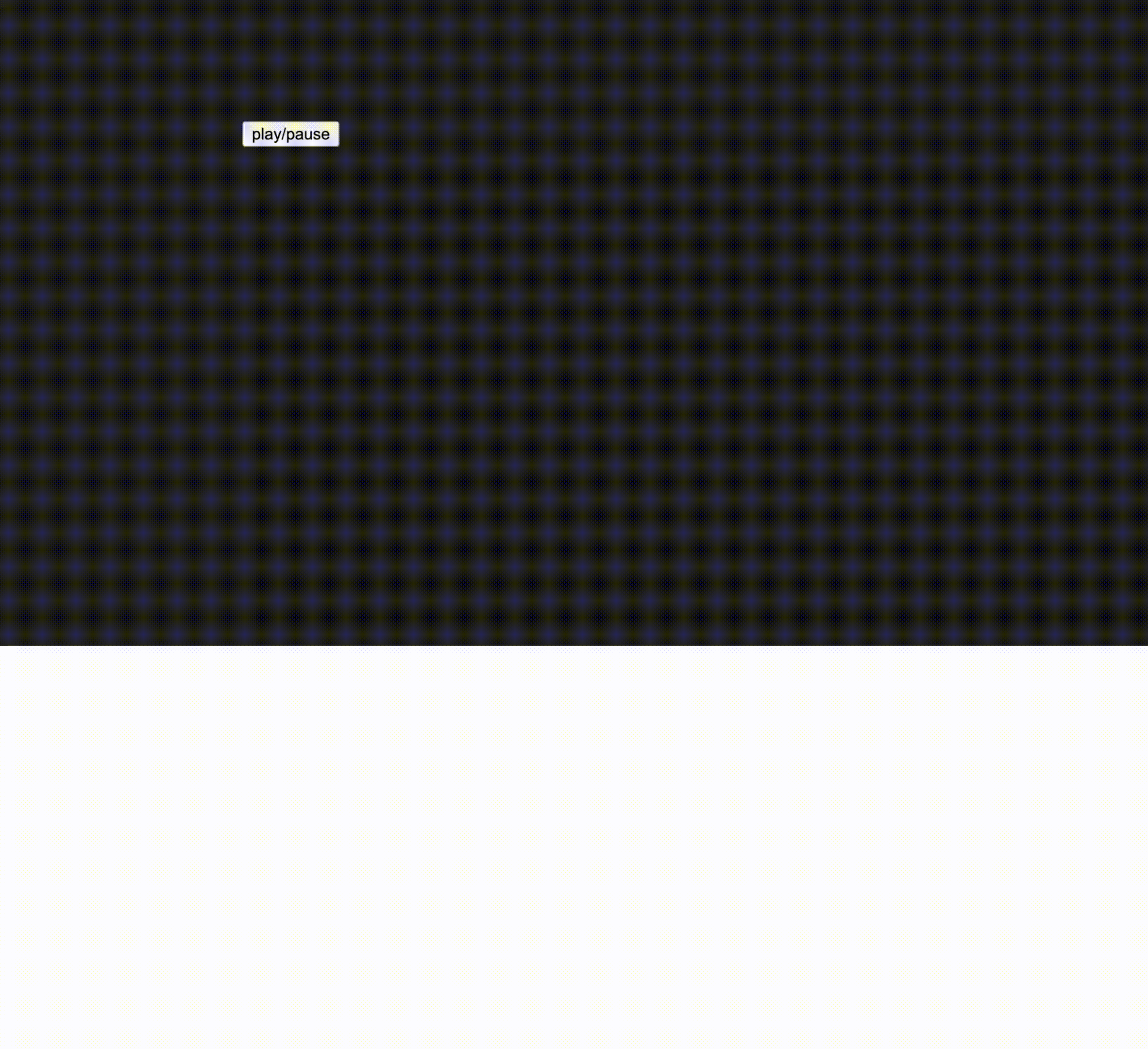 Playing a sine wave when you press a button, uses noise to change the tone, and shows a circle that grows and shrinks.