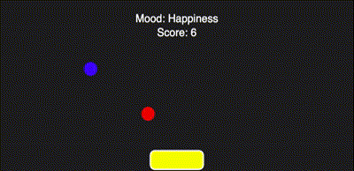 Concept 10 is an emotion collecting game where users move a basket to catch falling mood balls that change its color and update the score and current mood.